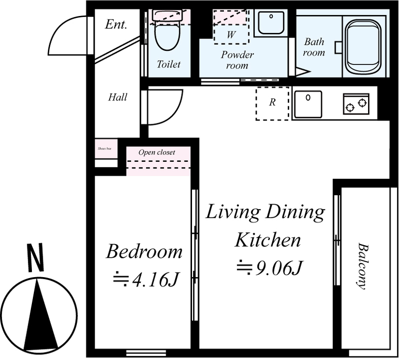 ＧＲＡＤＵＳ八千代中央Ⅲ 303号室 間取り