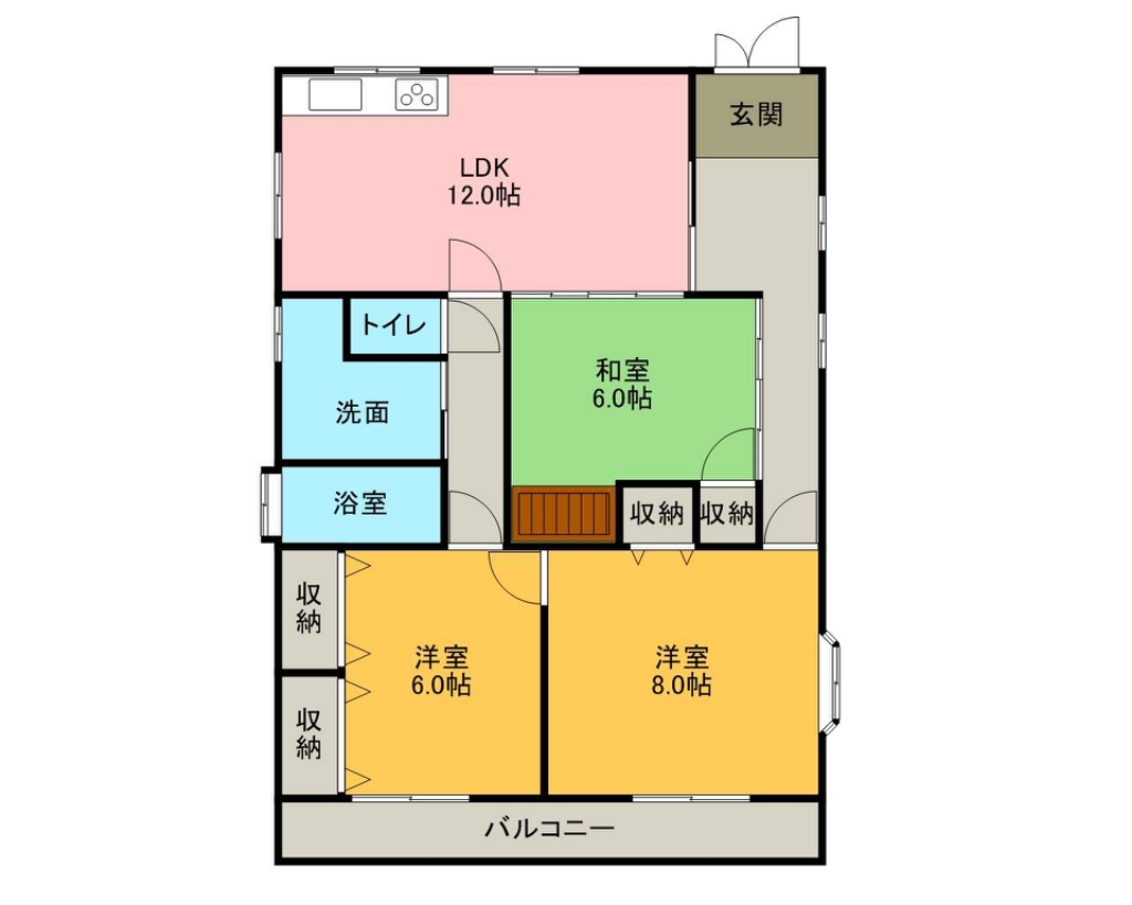 蛯原ビル 2号室 間取り
