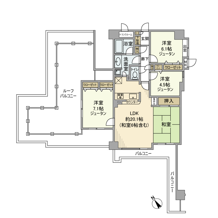 セレナハイム八千代中央 0号室 間取り