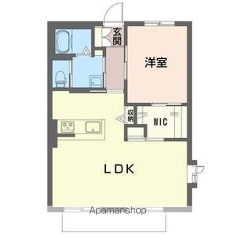 ソレアード 101号室 間取り