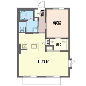 ソレアード 101号室 間取り