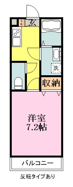 ジーメゾン八千代大和田 104号室 間取り