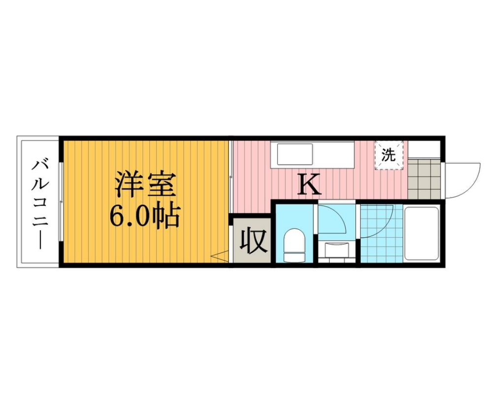 クオリティハイツ鎌ヶ谷 205号室 間取り