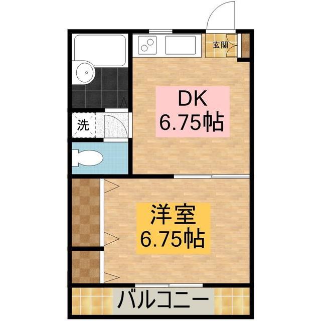 扶相ビル 202号室 間取り