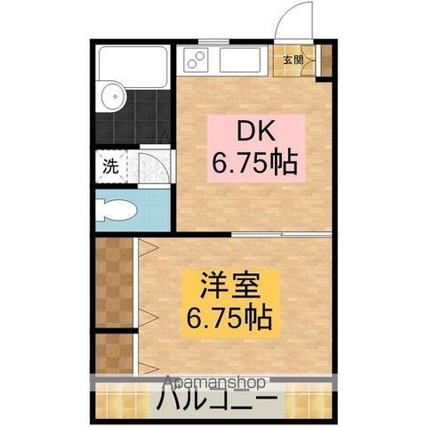 扶相ビル 202号室 間取り