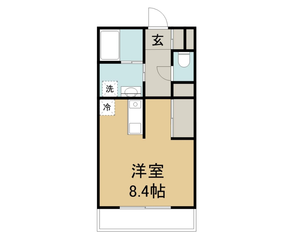 Ｖ－ｒｏｏｍ１ 207号室 間取り