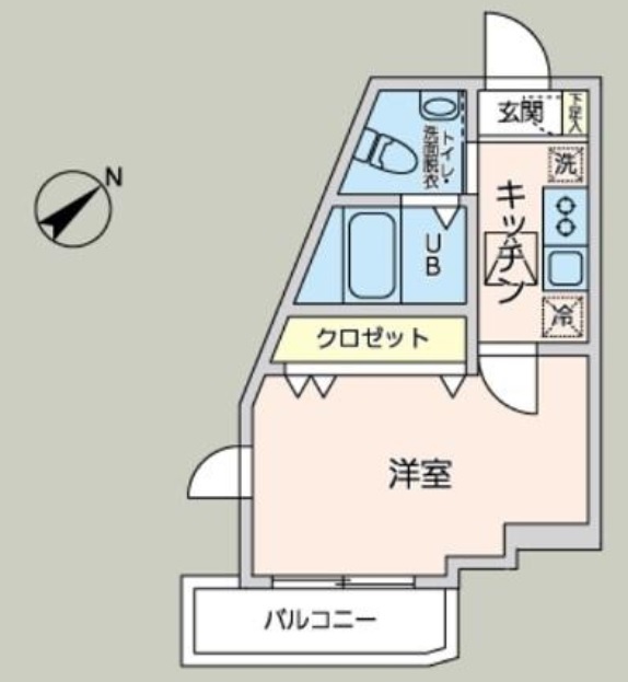 ヒルトップＨＡＳＡＭＡ 101号室 間取り