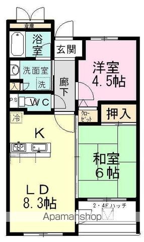 ラ・フォレ２７ 402号室 間取り