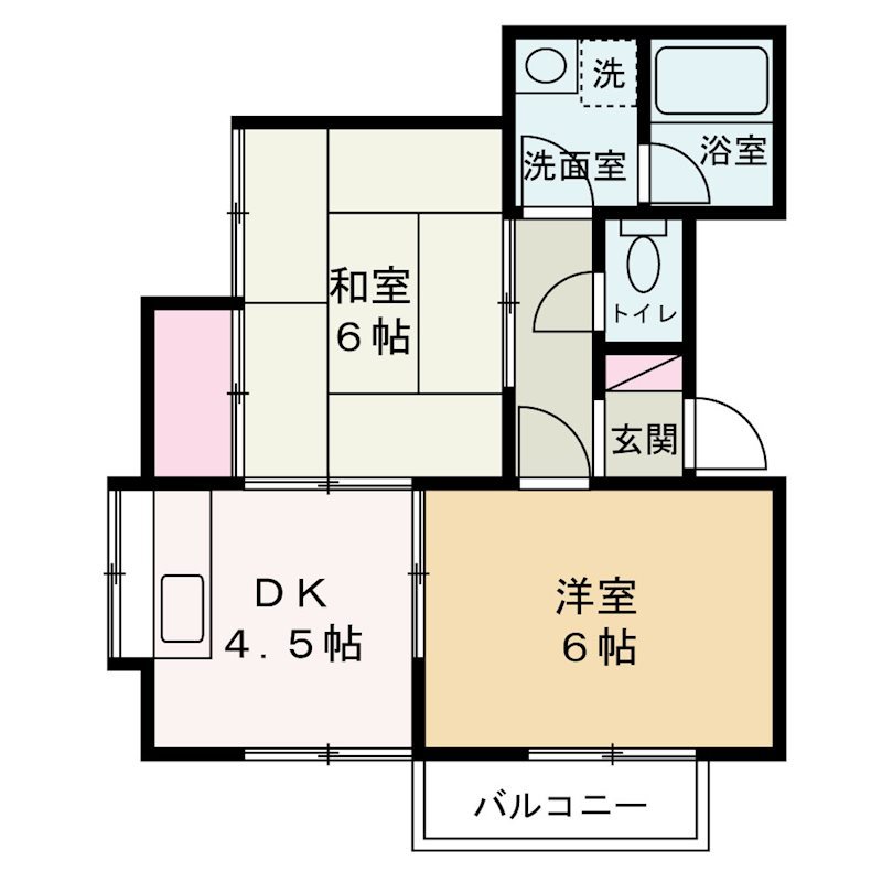 ロワール・Ｙ 201号室 間取り