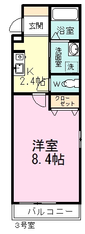 Ｍａｒｉｎａ　Ｐａｌａｃｅ　薬園台（マリーナパレスヤクエンダイ） 203号室 間取り