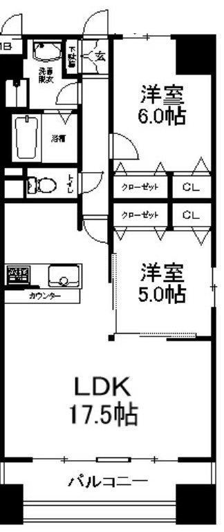 プロスパー 406号室 間取り