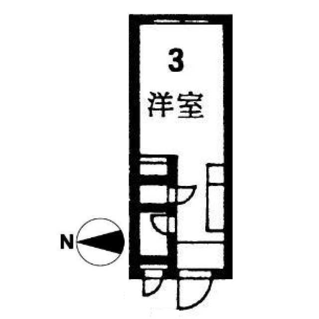 ウイング大久保 206号室 間取り