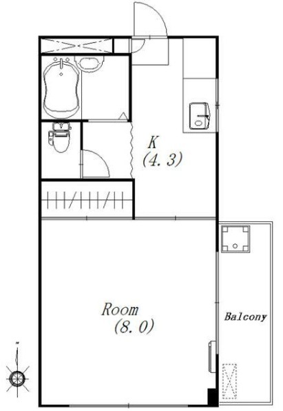 コーポ川島第５ 301号室 間取り