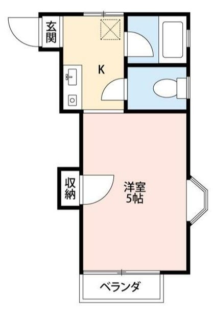 ファミール仲村Ｂ 203号室 間取り