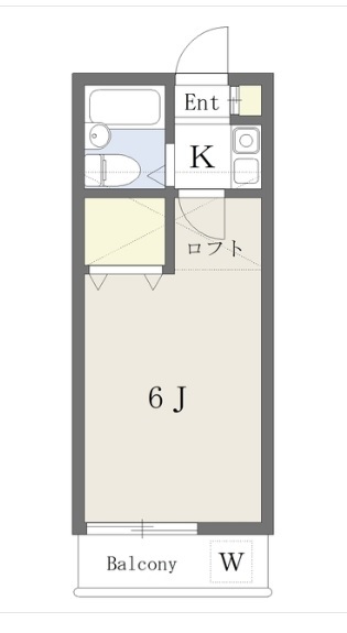 エステートピア 206号室 間取り