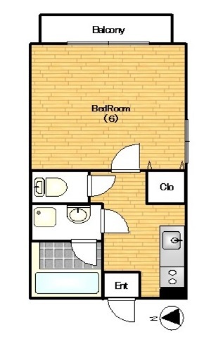 ラ・フィールドＫ 103号室 間取り