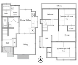 千葉県習志野市藤崎四丁目戸建 間取り