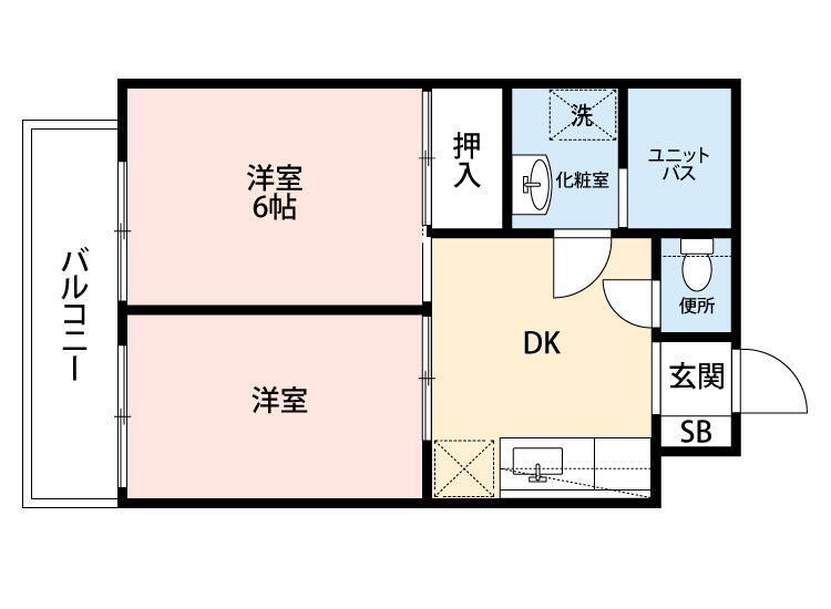 サンライト八千代台 105号室 間取り