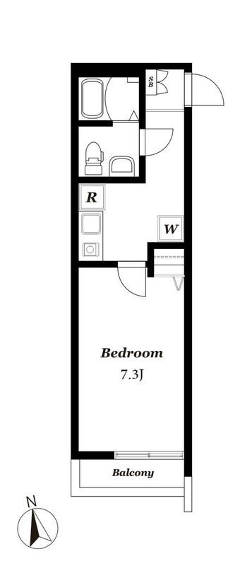リベルタ津田沼 101号室 間取り