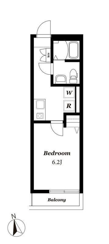 リベルタ津田沼 303号室 間取り