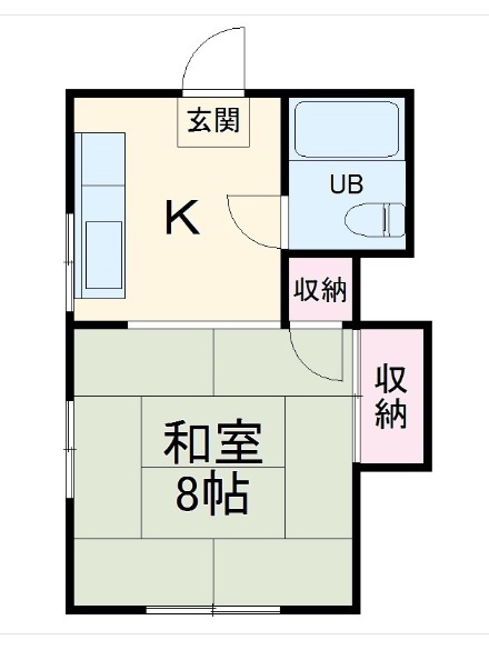 第２ユースコーポ 201号室 間取り