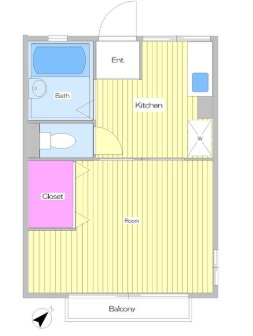 コンフォルト習志野台 203号室 間取り