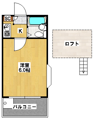 ジュネパレス津田沼第２４ 205号室 間取り