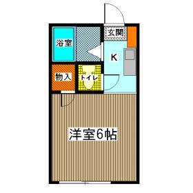 ロックウェル大久保 105号室 間取り