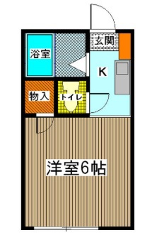 ロックウェル大久保 103号室 間取り