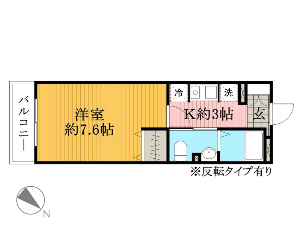 サニーコート万寿 311号室 間取り