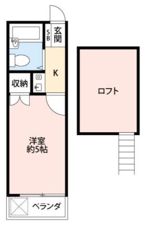 レイーナ北習志野 106号室 間取り