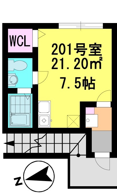 ラ・ヴィータ・フェリーチェ新鎌ヶ谷 201号室 間取り