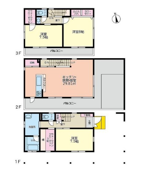 津田沼２丁目貸家 0号室 間取り