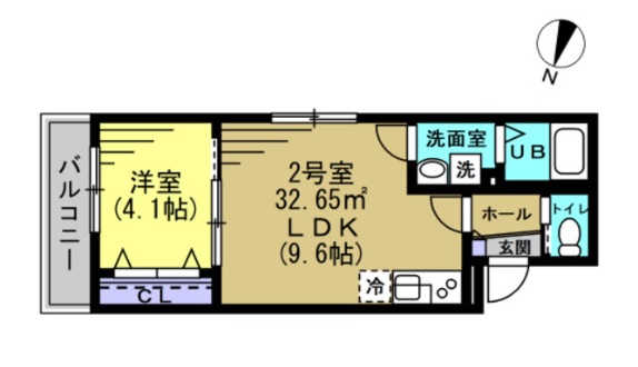 ウンベラータ 302号室 間取り