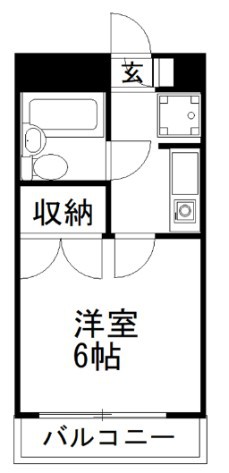 スーペリア津田沼 206号室 間取り