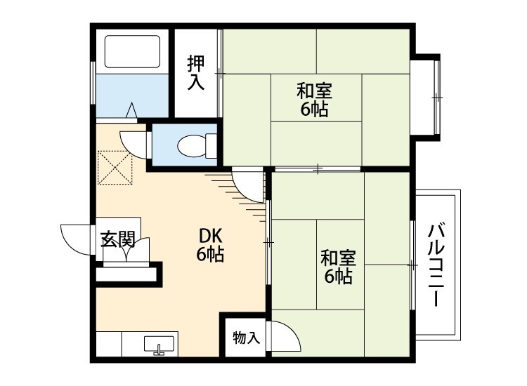 エトワールハイツ 205号室 間取り
