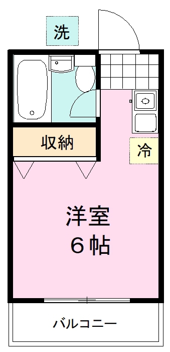 小倉コーポ 202号室 間取り