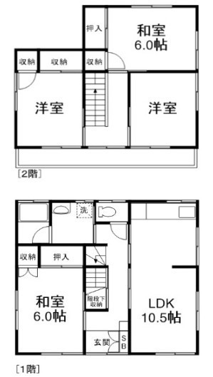 豊富町６２１－８５戸建 間取り