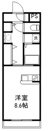 Ｐｒｅｍｉｅｒ 202号室 間取り