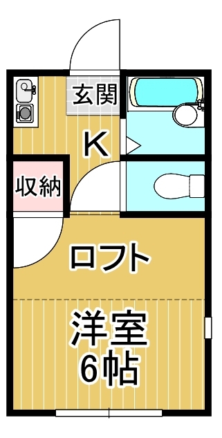 アイビーコート 203号室 間取り