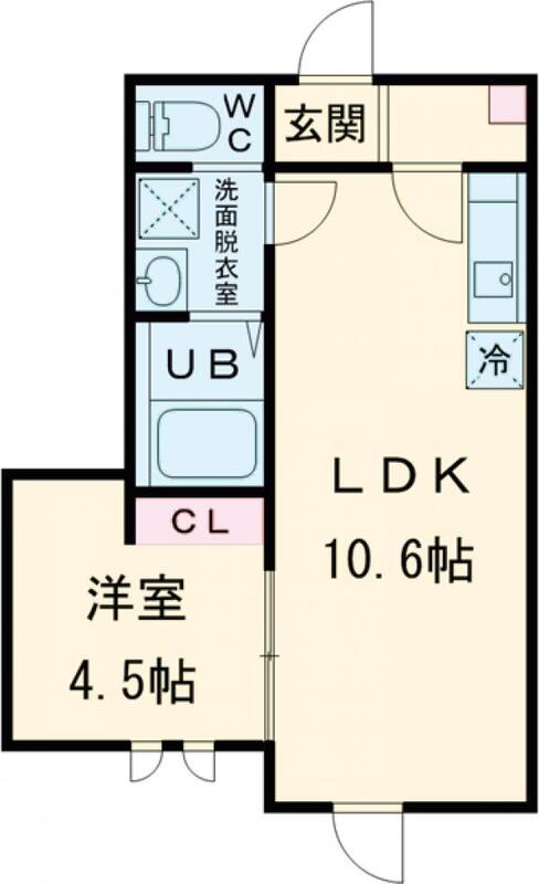 ＧＲＡＤＵＳ高根台 301号室 間取り