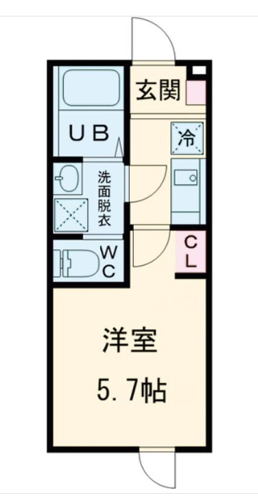 ＧＲＡＤＵＳ高根台 102号室 間取り