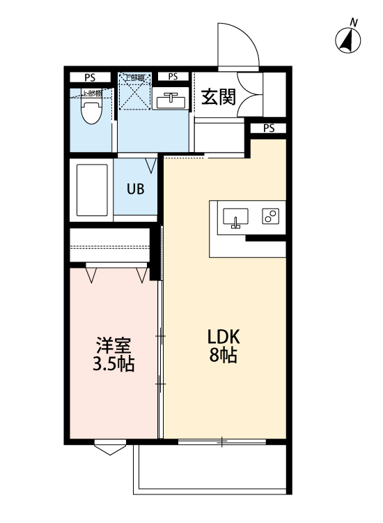 ｒｏｂｏｔ　ｈｏｍｅ　習志野Ⅱ 303号室 間取り