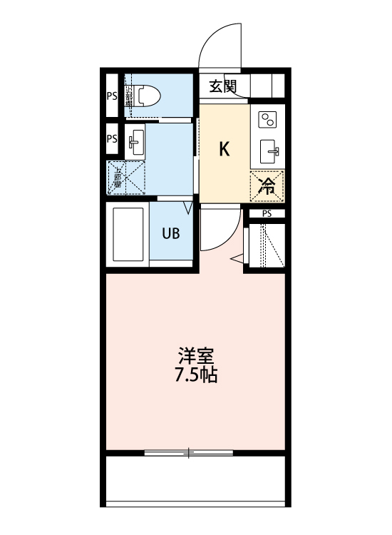 ｒｏｂｏｔ　ｈｏｍｅ　習志野Ⅱ 102号室 間取り