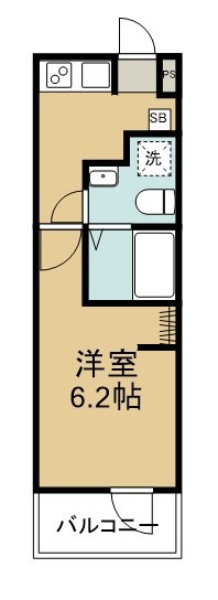 ルレーブ北習志野（仮） 201号室 間取り