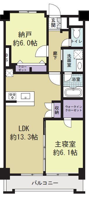 エレンシアＫ津田沼 105号室 間取り