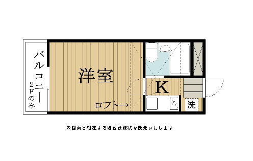 Ｃｒｅｃｅｒ船橋（クレセールフナバシ） 201号室 間取り