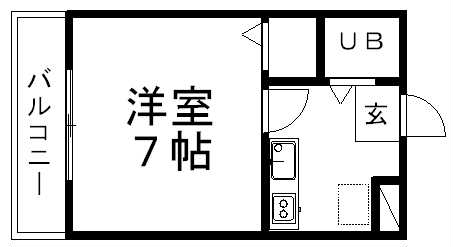 芝山マンション 205号室 間取り