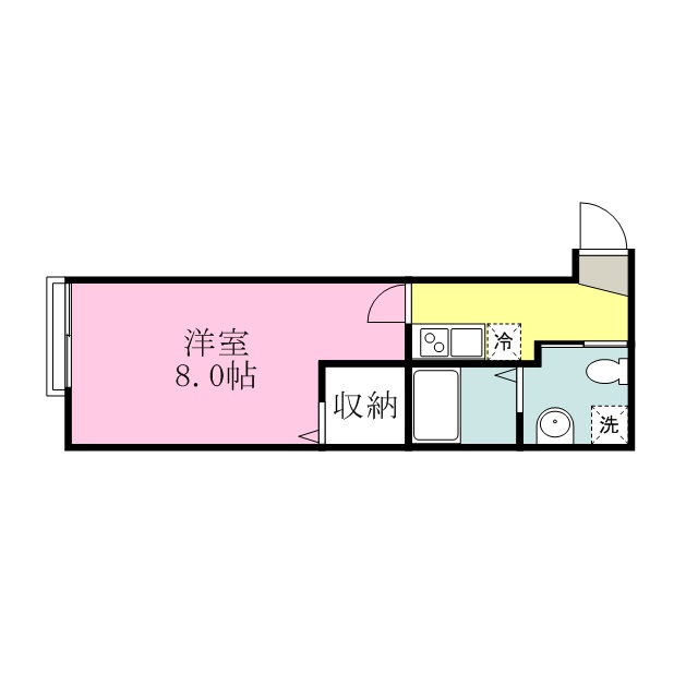 グラジーエ大久保 201号室 間取り