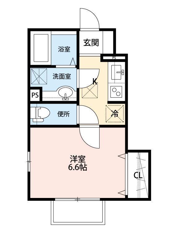 グランシャリオ津田沼 101号室 間取り